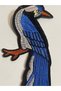 27x7 Cm Long Tailed Embroidery Embroidery Bird Applique Embroidery Patch Accessory - 2