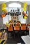1 Piece Heavy Equipment Dozer Scoop Foil Balloon Construction Birthday Large Party Balloon 60cmx52cm - 4