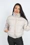 Women's White Collar Detailed Puffer Coat - 5