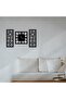 Decorative Wooden Mdf 3 Piece Wall Clock 85 X 50cm - 2
