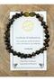 Drop Amber Antique Green Adult Elastic Bracelet - 3