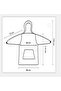 Wellsoft Hooded Wearable TV Blanket Unisex Over Size - Anthracite - 2