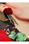 25x20 Cm Stone and Zircon Stone Earrings for Women Visual Applique Patch Embroidery Accessory - 2