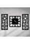 Decorative Wooden Mdf 3 Piece Wall Clock 85 X 50cm