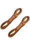 120 Cm Tan Flat Waxed Laces, Cotton Knitted Boots Shoelaces - 7