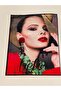 25x20 Cm Stone and Zircon Stone Earrings for Women Visual Applique Patch Embroidery Accessory