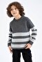Boy's Regular Fit Crew Neck Sweater - 3