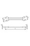 Fork Two Mouths - 16X17 Short 0100011617 () - 2