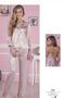 Women's Powder Satin Nightgown Set - 2