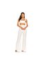 Women's White Wide Leg High Waist Pants