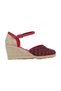 Women's Linen Wedge Heel Sandals