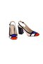 Women's Black Genuine Leather Classic Heeled Shoes - 4