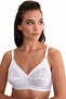 777 Women's Lace Non-wired Recovery Bra White