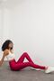 جوارب ديسكو لامعة تناسب الخصر باللون العنابي - 5