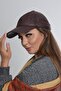 13580 Brown Leather Cap - 2