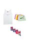 Girl's Set 5 Pieces Thick Straps Athlete 5 Pieces Printed Boxers 5 Pieces Socks