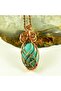 Women's Blue Crystal Handmade Authentic Copper Necklace