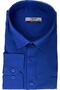 Men's Plus Size Straight Sax Blue Shirt