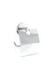 Bathroom Accessory Set of 3 Towel Holder - WC Paper Holder - 2 Hanger Stainless - 2