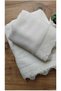 Dowry Ottoman Needle Embroidered Velvet Hand and Face Towel Set Set of 3 50/90cm 30/50cm - 5