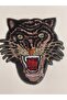 25x24 Cm Red Mouthed Tiger Sequined Applique Emblem Patch Accessory