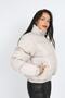 Women's White Collar Detailed Puffer Coat - 4