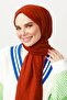 شال وشاح قطني من الطوب الداكن