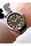 800411f08sy Leather Cord Men's Wristwatch 30 Mt Waterproof + Tiger Eye Bracelet