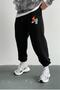 Unisex Dont Hurt Me Printed Black Sweatpants