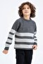 Boy's Regular Fit Crew Neck Sweater - 4
