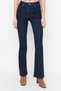 Ela Flare Leg Jeans Women's Dark Blue Colorfast Extra Lycra High Waist Long Leg (collector) - 2