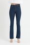 Cadiz Flare Leg Jeans Women's Dark Blue Colorfast Extra Lycra High Waist Long Leg (collector) - 3