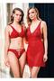 Büşra Underwear 1206 Supported Bra Panties Combined Set (3 Pieces) Emh - 2