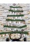 5 Meters Christmas Green Garland Pine Branch Long Pine Tree Decor Ornament 5mm Blank Door Ornament - 3