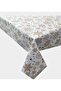 Snowflake Beige Care Free Stain Resistant Duck Fabric Living Room - Kitchen Table Cloth - 2