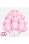 Balloon Shiny Metallic Helium Balloon 10 Pieces Pink Color