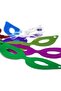 2 Pieces Colorful New Year's Hat Party Mask and Whistle Set Paper Triangle Cation Set Mother-in-Law Whistle - 7