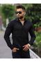 Black Plain Shirt - 3