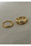 Gold Color 2 Star Ring - 2