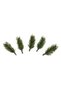 Pine Branch Ornament 5 Pieces 8cm Christmas Ornament Door Ornament Flower Ornament Flower Pot Ornament Table Ornament Ornament Product - 2