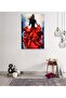 Woman in Red Dress Decorative Canvas Wall Painting