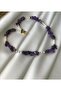 Amethyst Natural Stone Handmade Women's Necklace - 3