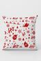 Christmas Decorative Hidden Zipper Double Sided Christmas Throw Pillow Pillow Case 43x43cm Krl1048 - 2