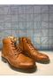 6321 Men's Tan Open Genuine Leather Classic Lace-up Daily Warm Lining Boots