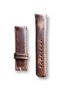 Genuine Leather Watch Band Stitched 22mm - Tan Color