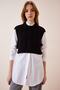 Woman's Black Turtleneck Knit Sweater CI00056 - 5