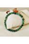 6 Mm Sphere Cut Green Aventurine Stone Natural Stone Bracelet