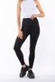 High Waist Winter Knitted Tights with Black Belt Stitching Detail - 3