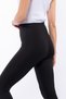 High Waist Winter Knitted Tights with Black Belt Stitching Detail - 6