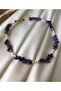 Amethyst Natural Stone Handmade Women's Necklace - 2